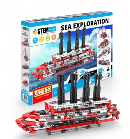 Конструктор ENGINO STEM Heroes STH71 Набор из 5 моделей.Морские исследования