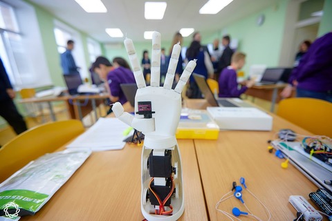 Ресурсный набор «Система управления макетом бионической руки» BiTronics Lab