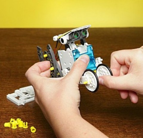 Конструктор Cute Sunlight Solar 14 в 1 DIY Robot KIT на солнечной батарее