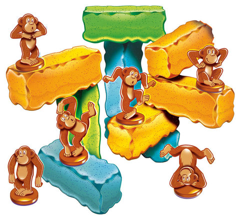 Конструктор Popular Playthings "Мартышки на блоках".Стартовый набор