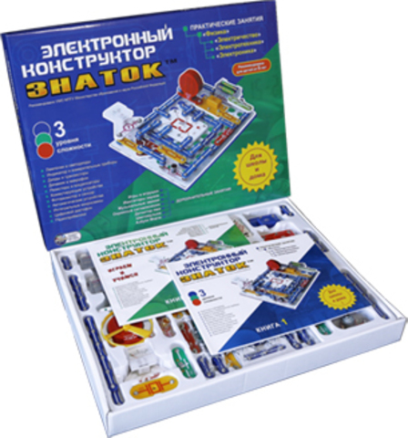 Электронный конструктор Знаток Для школы и дома