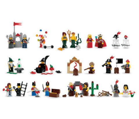 Сказочные и исторические персонажи Lego System