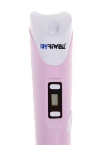 3D ручка MyRiwell с LCD экраном RP100B + КОМПЛЕКТ ПЛАСТИКА ABS/PLA