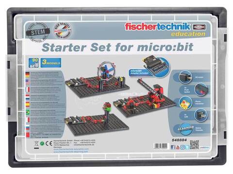 Электромеханический конструктор Fischertechnik micro:bit Стартовый набор / Starter Set for micro:bit 548884