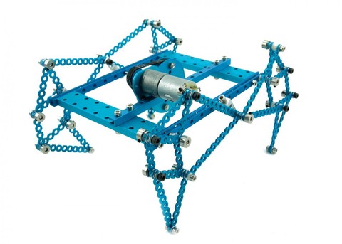 Максимальный набор - конструктор Ultimate Robot Kit-Blue (без электроники)