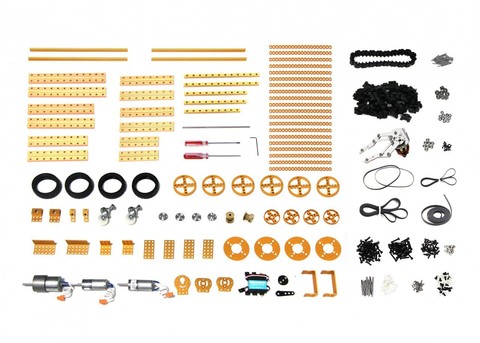 Максимальный набор - конструктор Ultimate Robot Kit-Blue (без электроники)