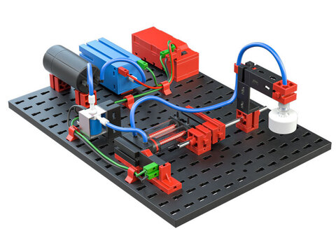 Электромеханический конструктор Fischertechnik STEM Пневматика / Pneumatics 559878