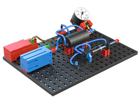 Электромеханический конструктор Fischertechnik STEM Пневматика / Pneumatics 559878