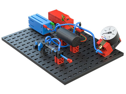Электромеханический конструктор Fischertechnik STEM Пневматика / Pneumatics 559878