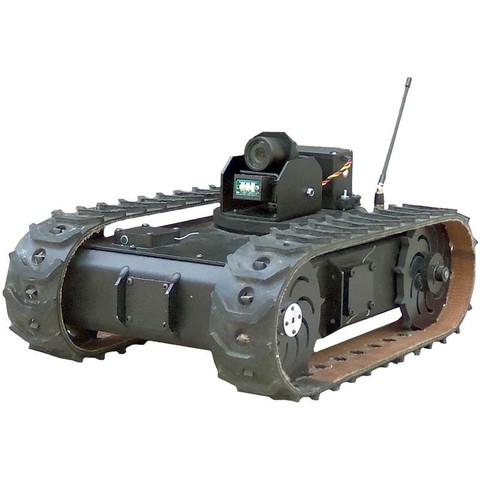 SuperDroid MLT-F Jack Russell Compact Tracked Robot w/ Stabilizer Arm