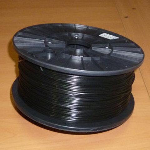 черная, No. 15 Катушка ABS-пластика Wanhao 1.75 мм 1кг.