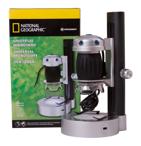Микроскоп цифровой Bresser National Geographic USB со штативом