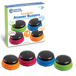 Гигантские кнопки "Запиши свой звук" (4 элемента) Learning Resources LER3769