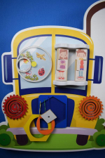 Интерактивный комплекс с бизибордом Ronplay Kids "Автобус", 21,5"