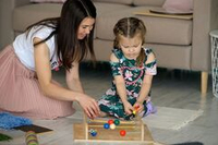 Тактильно-развивающая панель с текстурами «Цветные шарики» Приоритет