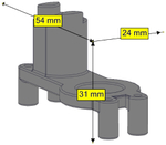 Крепление для сервоприводов TETRIX® 40232