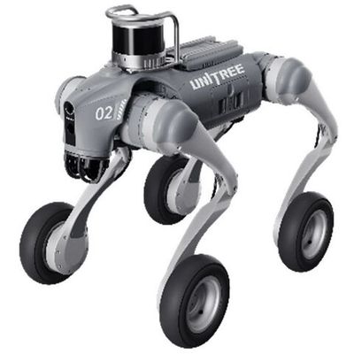 Бионический четырехопорный колесный робот Unitree Go2-W Ultimate Hesai XT16