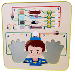 Свето-динамическая тактильная панель Познайкино «Электропроводность»