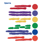 Развивающая игрушка фигурки "Червячки" (72 элемента) Learning Resources LER0176