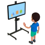 Интерактивный комплекс для подвижных занятий Service.Interactive "SVI", 43"