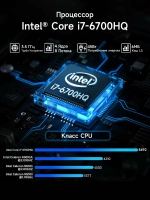 Ноутбук для игр VANWIN, Intel core i7, 16ГБ RAM, SSD 512ГБ, NVIDIA GeForce GTX 1060-P106(6GB), 1080P Windows Pro