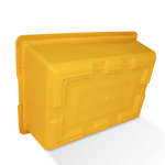 Контейнер желтый для Spike Prime с крышкой и лотком (420*310*165 мм)