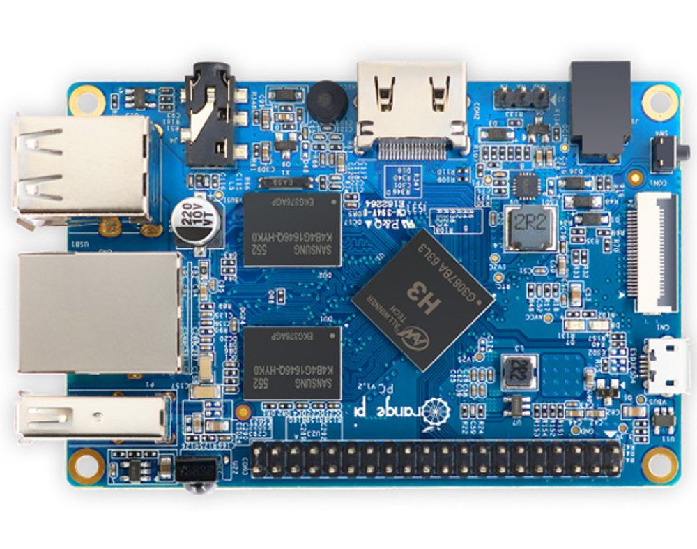 Одноплатный микрокомпьютер Orange Pi PC