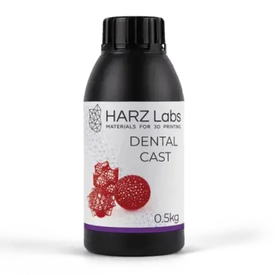 Фотополимерная смола HARZ Labs Dental Cast Cherry, вишневый