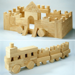 Конструктор мягкий «Softwood Blocks» (152 элемента) Weplay KC2802