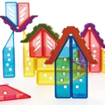 Конструктор из прозрачных блоков "Радужные постройки" Weplay KF0016