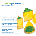 Модуль "Плоские и объемные фигуры" (однотонные) Learning Resources MS09181