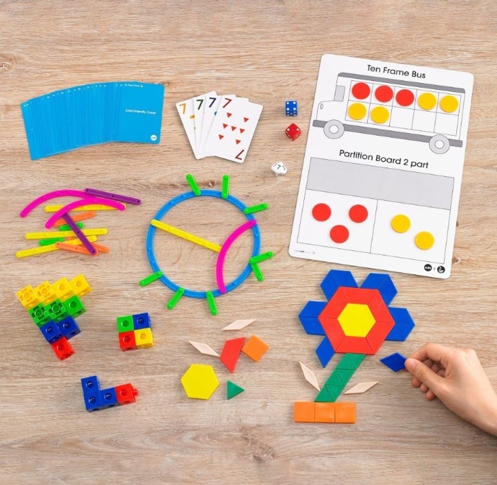 Набор &quot;Математика дома&quot; основы (5-6 лет) EDX Education