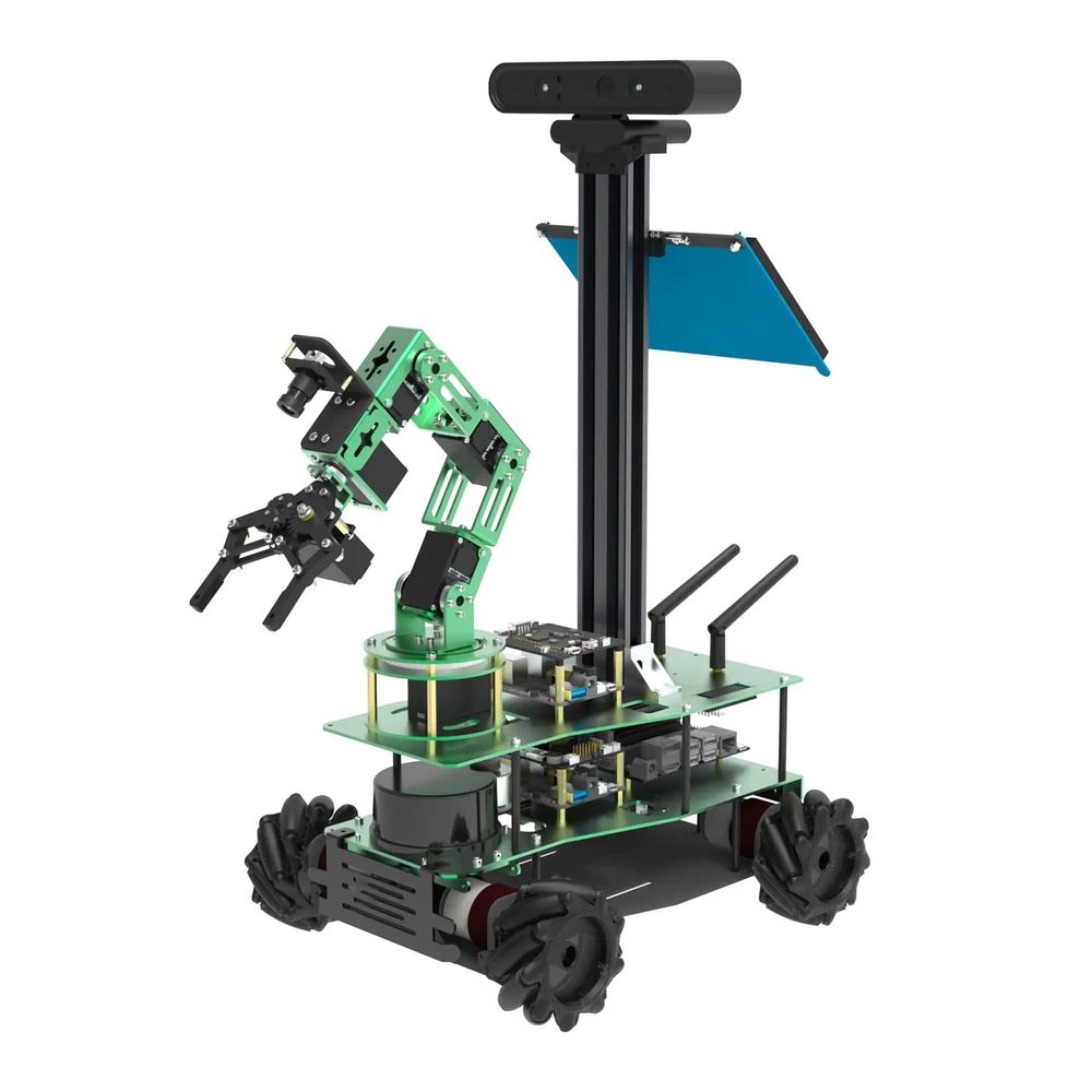 Робот с сенсорным дисплеем Yahboom ROSMASTER X3 PLUS ROS Robot (без контроллера Jetson Nano)