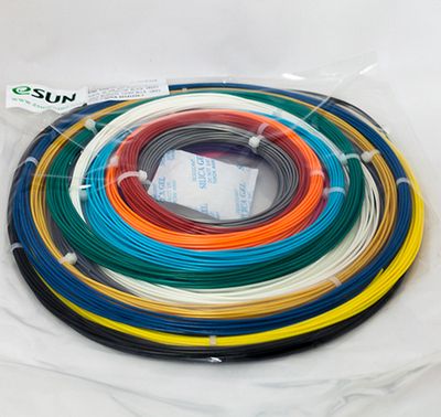 Комплект ABS-пластика для 3D ручек eSUN, 1.75 мм (14 цветов по 9 метров)