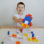 Набор соединяющихся кубиков "Академия математики в детском саду" (комплект для группы) MS0063