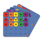 Образовательная мозаика "Peg Board. Большая" EDX (с карточками заданий)