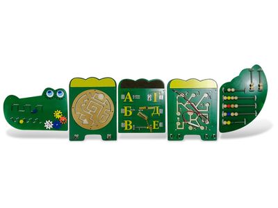 Тактильно-развивающая панель «Супер-крокодил» Приоритет