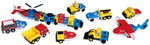 Магнитный конструктор Popular Playthings Транспорт "Смешай и собери. Строительная техника" (Стартовый набор)