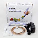 3D ручка Myriwell с LCD экраном RP100B + КОМПЛЕКТ ПЛАСТИКА ABS/PLA