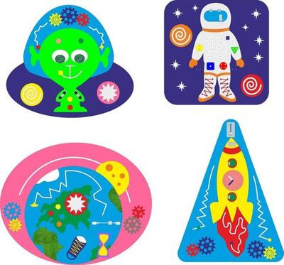 Набор бизибордов «Путешествие к звездам» Приоритет
