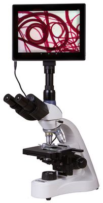 Микроскоп цифровой Levenhuk MED D10T LCD, тринокулярный