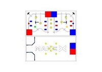 Ресурсный набор: соревновательное поле с элементами Makeblock MakeX City Guardian Arena Expansion Kit for Blue Planet 2019
