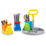 Подставка для канцелярских принадлежностей "Умный органайзер. Грузовики" (4 элемента) Learning Resources LER3715