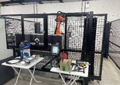 Комплект оборудования для выполнения задания «Полуавтоматическая сварка» (для роботов китайского производства)