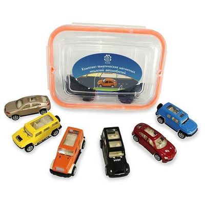 Комплект тематических магнитных моделей автомобилей ZILUO