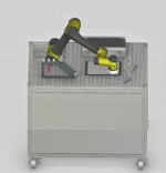 Учебная ячейка на базе промышленного робота Эйдос АС5-900 (максимальная комплектация)