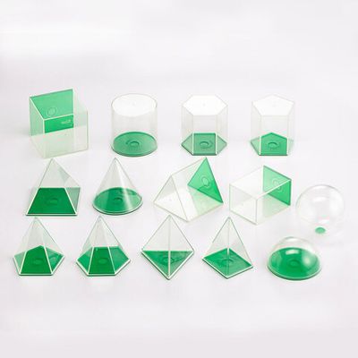 Набор прозрачных геометрических тел 