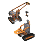 Электромеханический конструктор Z-BOTS "Строительная техника", 478 деталей