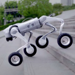 Бионический четырехопорный колесный робот Unitree Go2-W Ultimate Hesai XT16