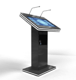 Интерактивная трибуна White Stripes (МДФ) 21.5"